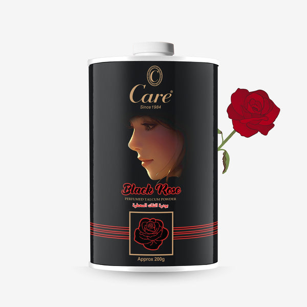 CARE BLACK ROSE TALCUM POWDER