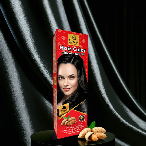 Care Hair Color with Almond Oil – Natural Black