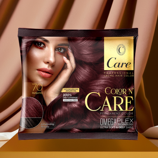 Color N' Care Crème Hair Color for Women – Burgundy